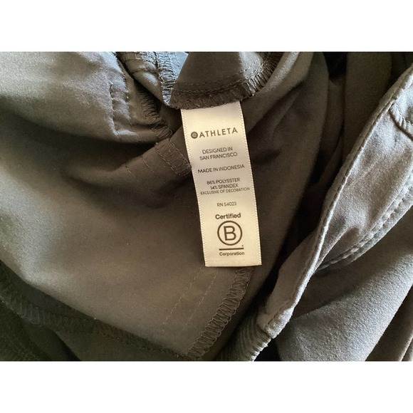 Athleta Women Pants - Size 6 - Olive Green Drawstring Gym Casual Walking - Picture 3 of 5